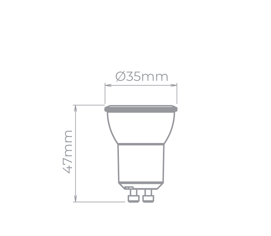 Lâmpada Led Stella Mini Dicróica MR11 3 watts 2700K 36° Bivolt STH8513/27