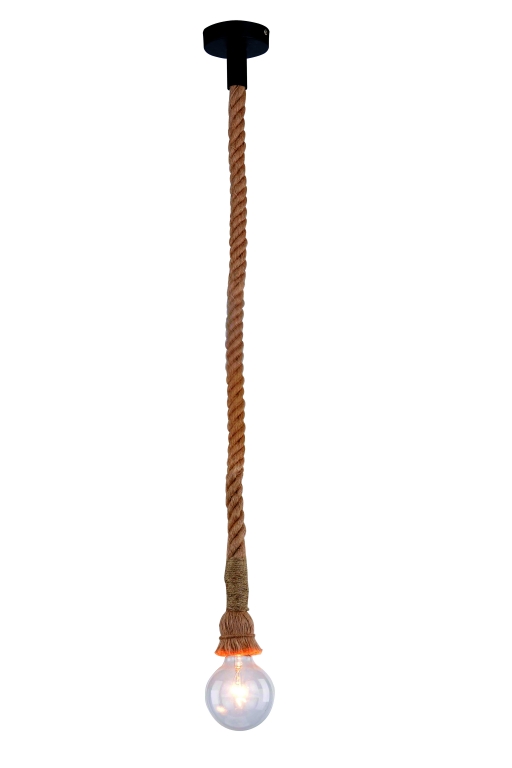 Pendente Casual Light Studioluce Halter Corda Natural 1L  E27 Ø35x1500mm PD712 