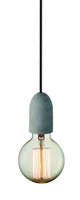 Pendente Casual Light Studioluce Cover Concreto 1L E27 Ø45x90mm PD751 
