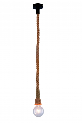Pendente Casual Light Studioluce Halter Corda Natural 1L  E27 Ø35x1500mm PD712 