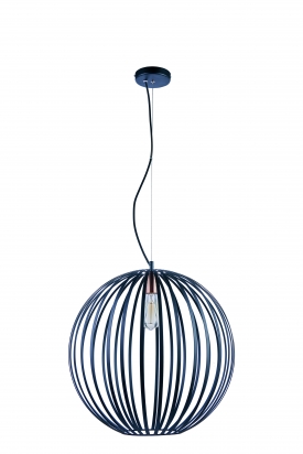 Pendente Casual Light Studioluce Globe Preto 1L E27 Ø500mm PD1140 