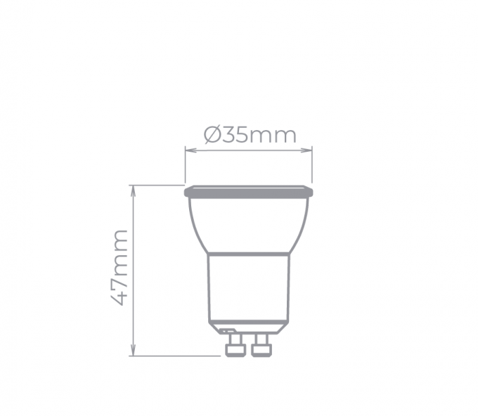Lâmpada Led Stella Mini Dicróica MR11 3 watts 4000K 36° Bivolt STH8513/40