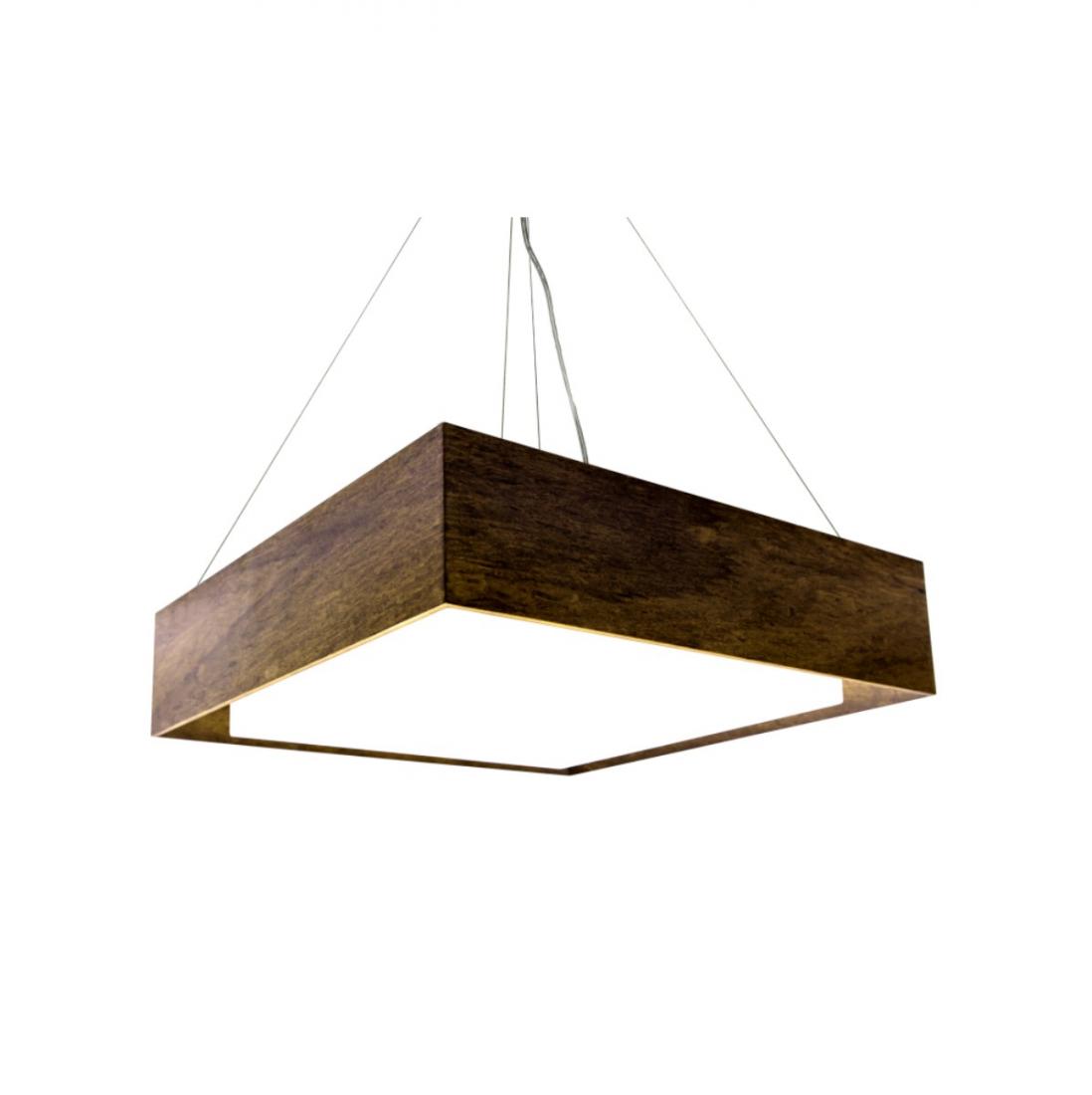 Pendente Accord Quadrado Meio Squadro 3L E27 400x400x120mm 274