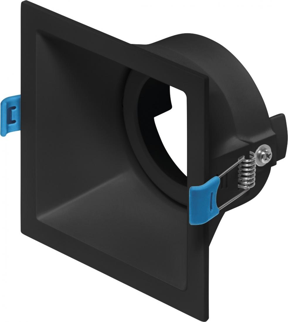 Spot Embutido Direcionável Stella Square Preto AR70 116x116mm STH8930PTO