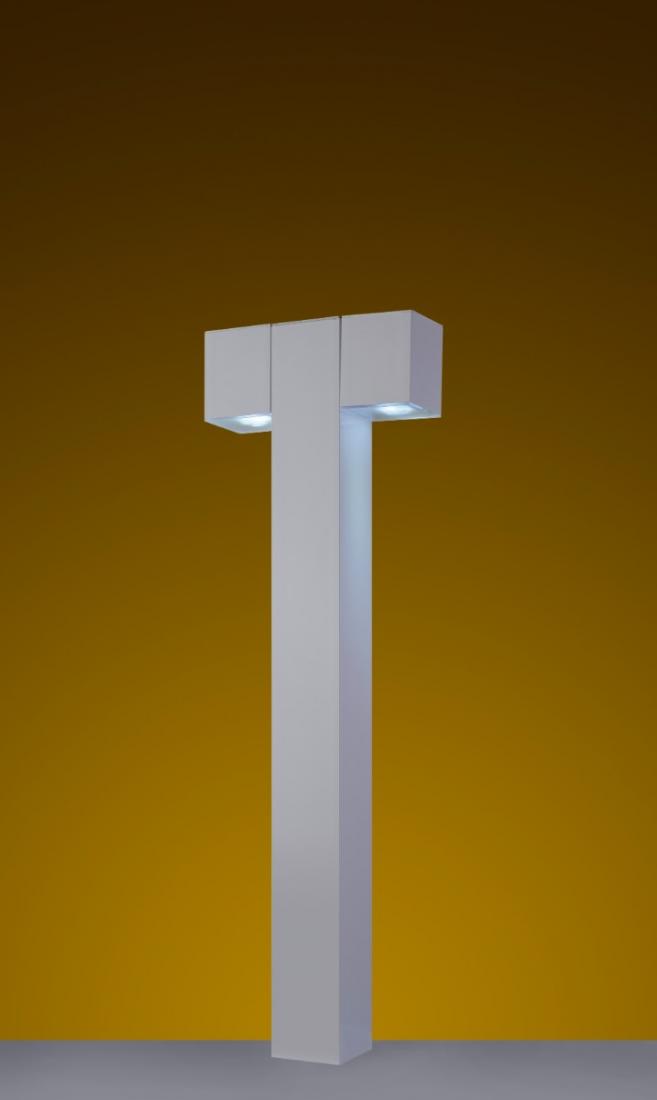 Poste Balizador Ideal Cube 2L Dicróica  Direcionáveis 750mm PA-9175/2 