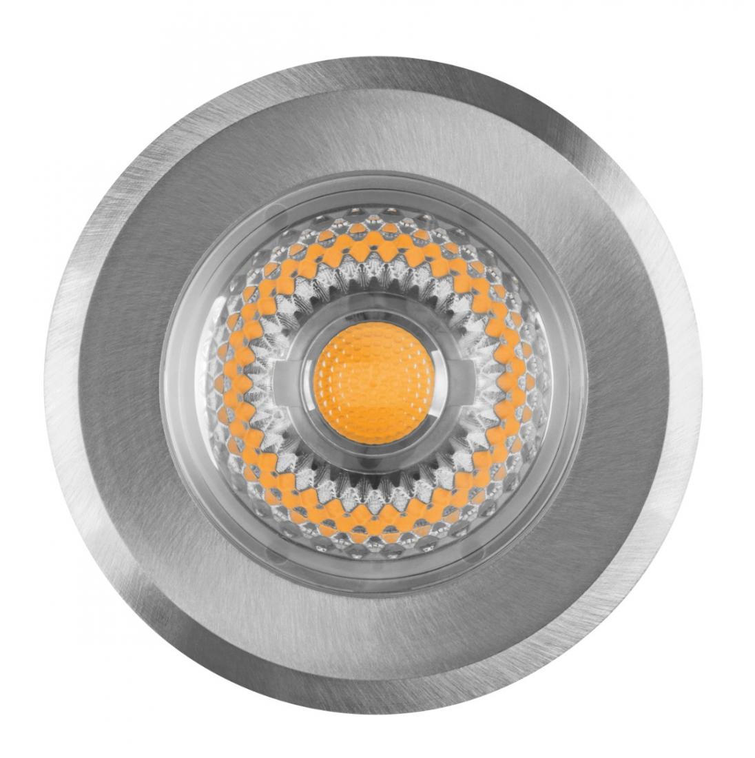 Embutido de Solo LED Stella Focco 10 Watts Inox 3000K IP67 30° Bivolt STH8707/30