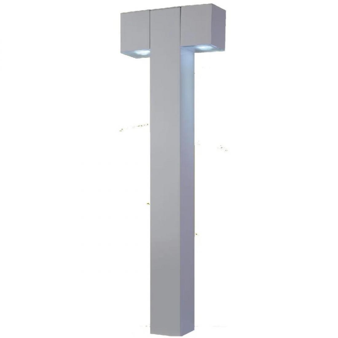 Poste Balizador Ideal Cube 2L Dicróica Direcionáveis 1000mm PA-9100/2 