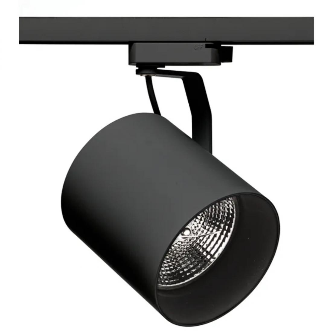 Spot para Trilho Stella Flow AR111 GU10 Preto Ø122x130x188mm SD1980PTO