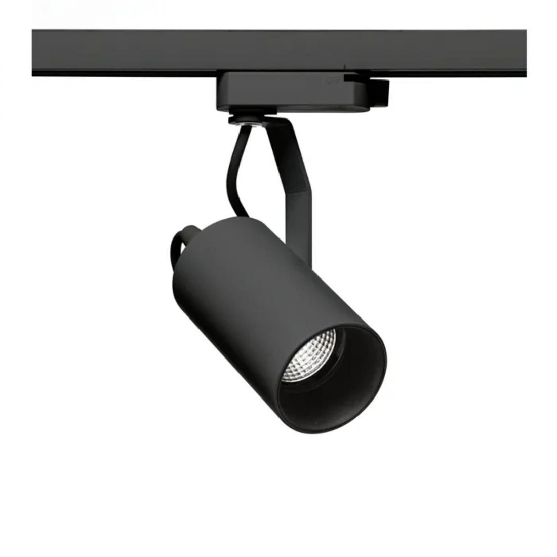Spot para Trilho Stella Flow Preto MR16 Dicróica GU10 Ø60x136x106mm SD1940PTO

