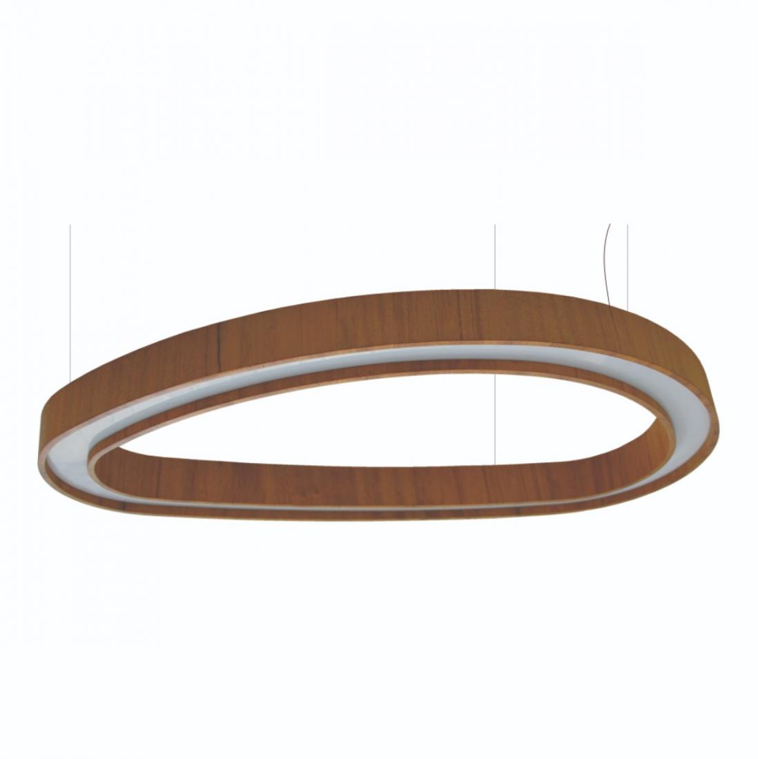 Pendente Accord Orgânico Slim Gota 38 Watts 2700K Bivolt 1400x755x50mm 1332LED