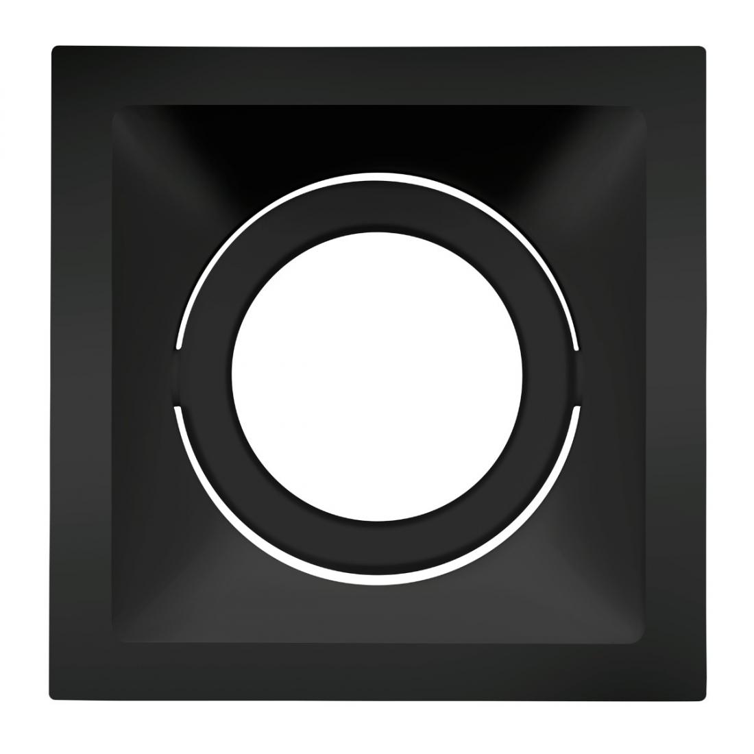 Spot Embutido Direcionável Stella Square Preto PAR20 116x116mm STH8920PTO