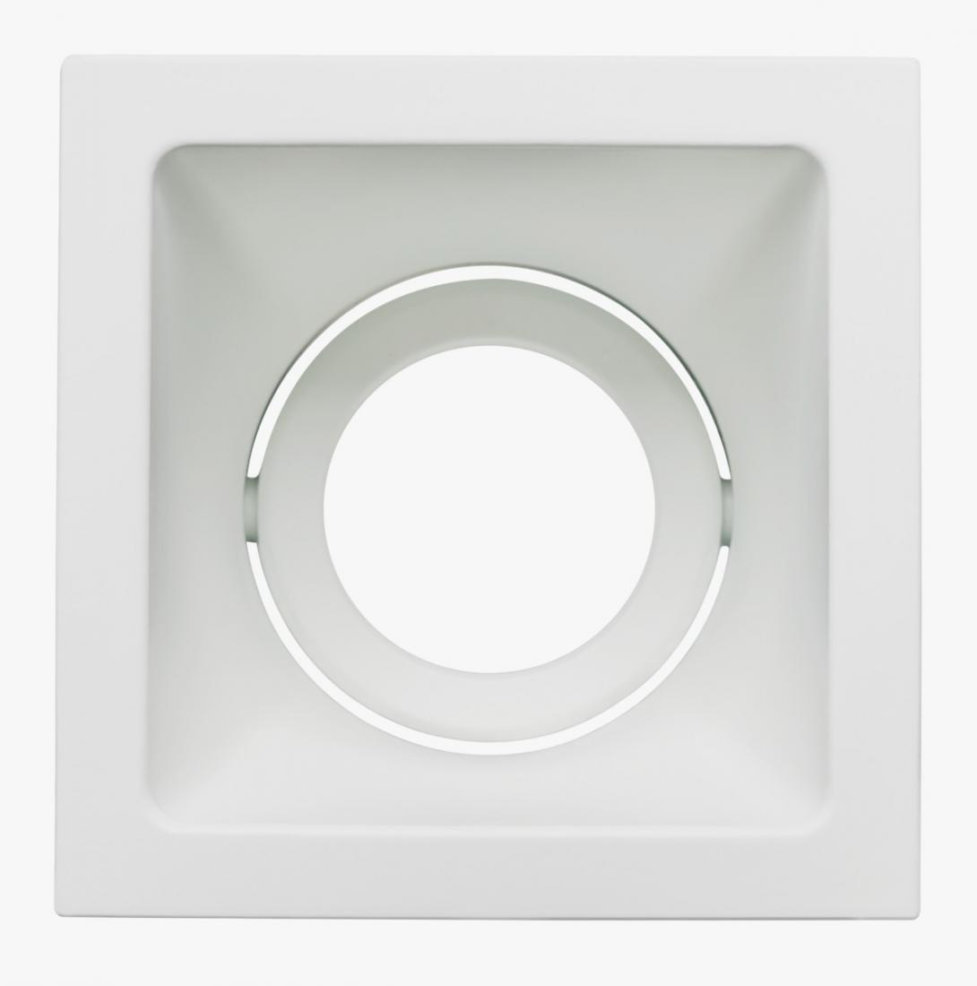 Spot Embutido Direcionável Stella Square Ghost Branco Dicróica 90x90mm STH8945BR