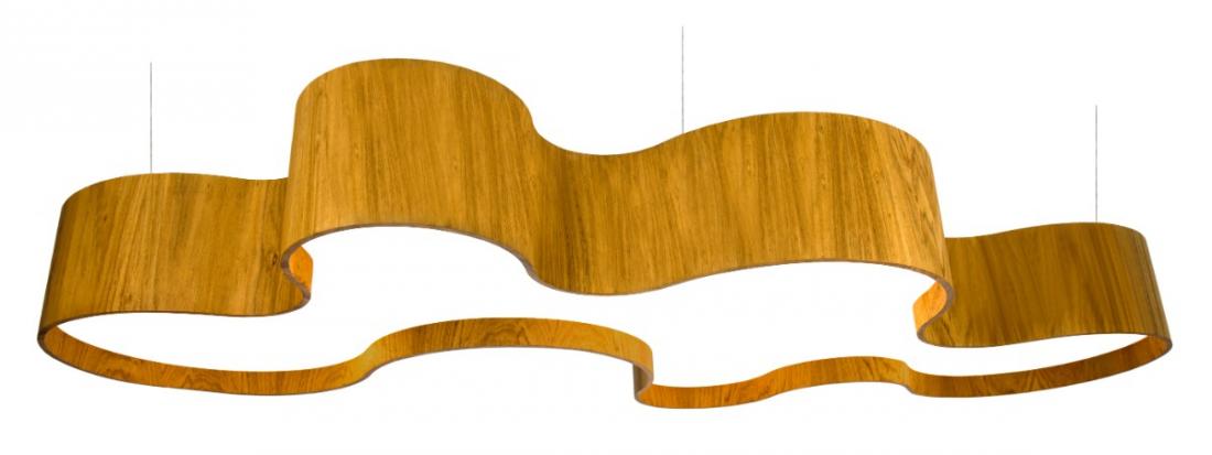 Pendente Accord Orgânico Nuvem 8L E27 1500x640x200mm 1337
