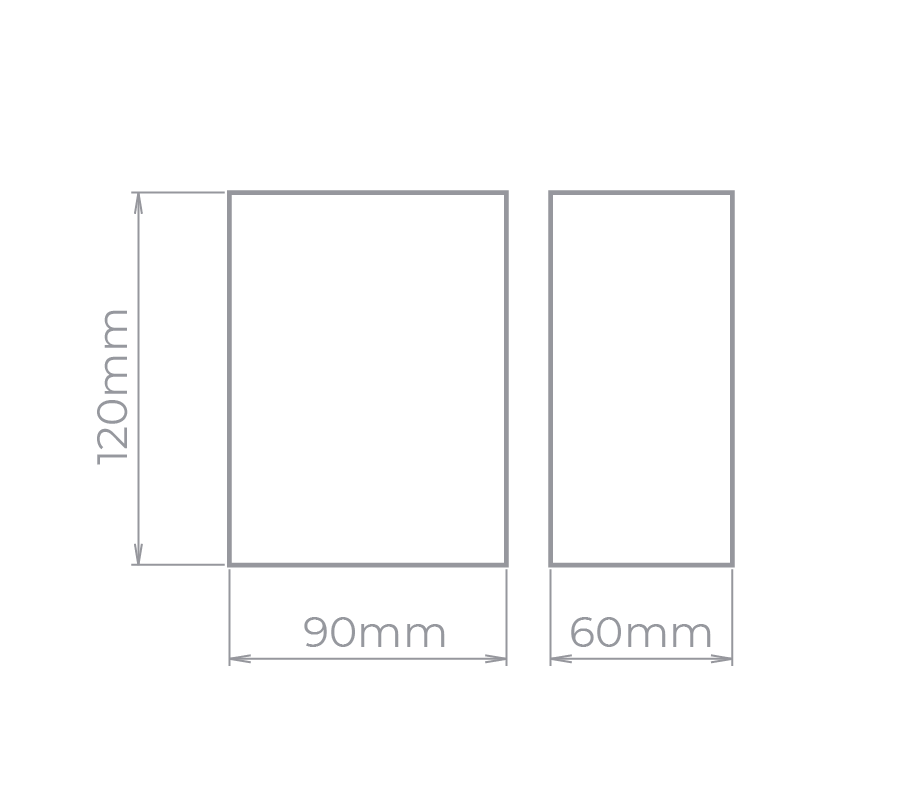 Arandela Stella Effekt 4 Watts 3000K IP65 Facho Simples Aberto 120x90mm Preto STH6735/30