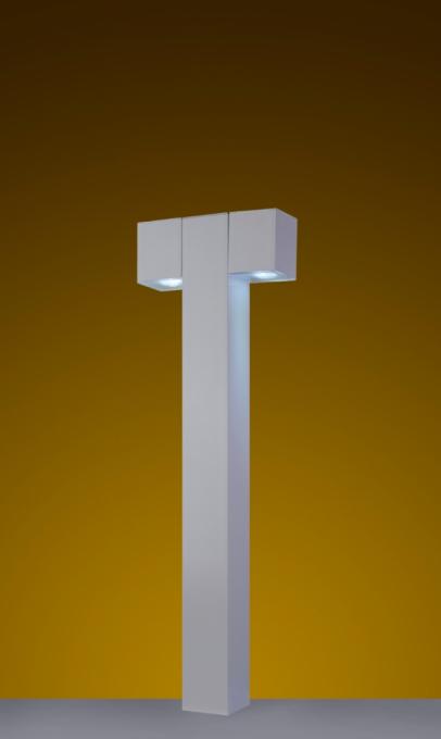 Poste Balizador Ideal Cube 2L Dicróica  Direcionáveis 750mm PA-9175/2 