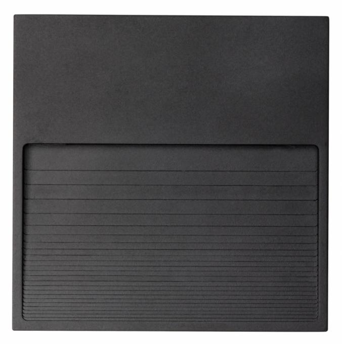 Balizador Sobrepor Stella Big Neu Preto 3 Watts 3000K IP65 STH8756/30