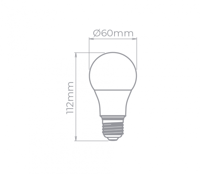 Lâmpada Led Stella Bulbo E27 9 Watts 4000K 160° Bivolt STL21265/40