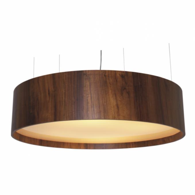 Pendente Accord Cilíndrico em Madeira 7L E27 Ø800x250mm 204