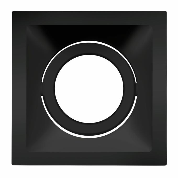 Spot Embutido Direcionável Stella Square Preto PAR20 116x116mm STH8920PTO
