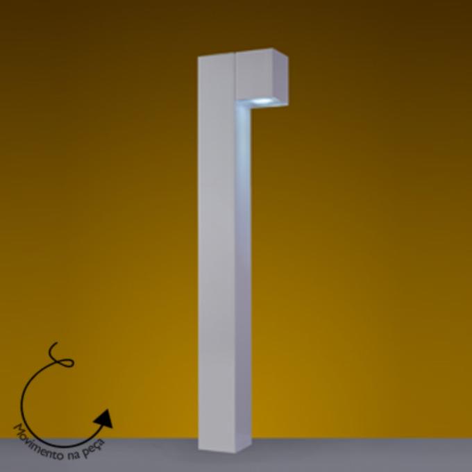 Poste Balizador Ideal Cube 1L Dicróica Direcionável 750mm PA-9175/1 