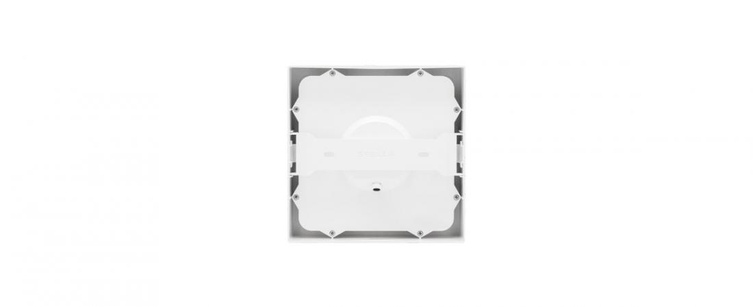 Plafon Sobrepor Stella Deep Branco  Recuado 12 Watts 3000K 160x160mm STH20902BR/30