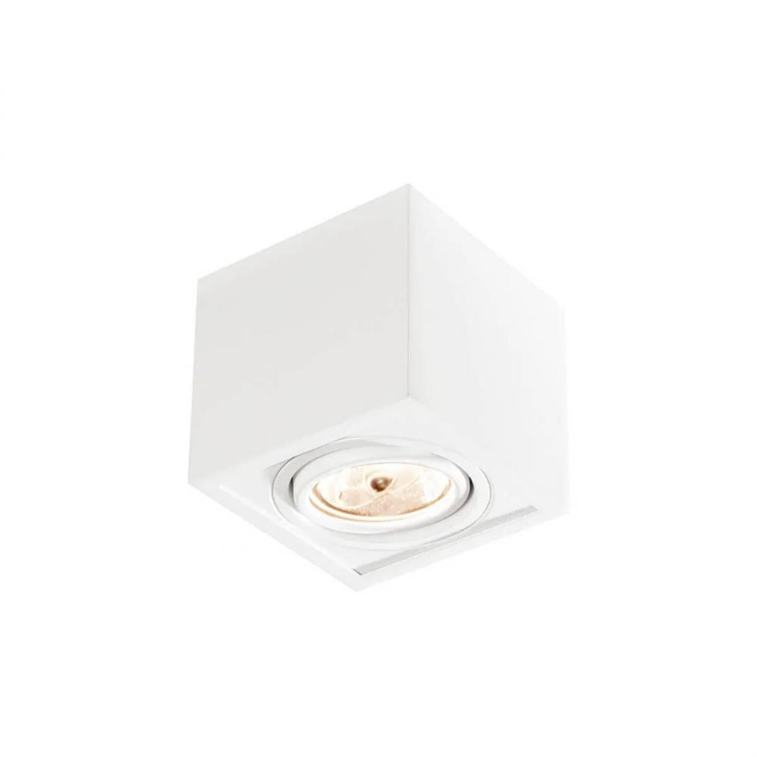 Plafon Sobrepor Newline Box Facho Direcional 1L Dicróica 117x117x105mm IN40121