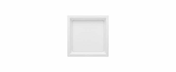 Plafon Sobrepor Stella Deep Branco Recuado 12 Watts 4000K 160x160mm STH20902BR/40