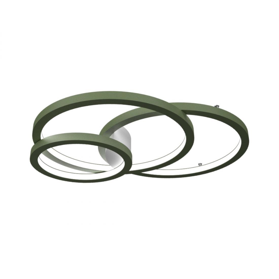 Jogo Plafon/Arandela Accord Circular Frame 58 watts 2700K Bivolt 860x700x110mm 5084LED