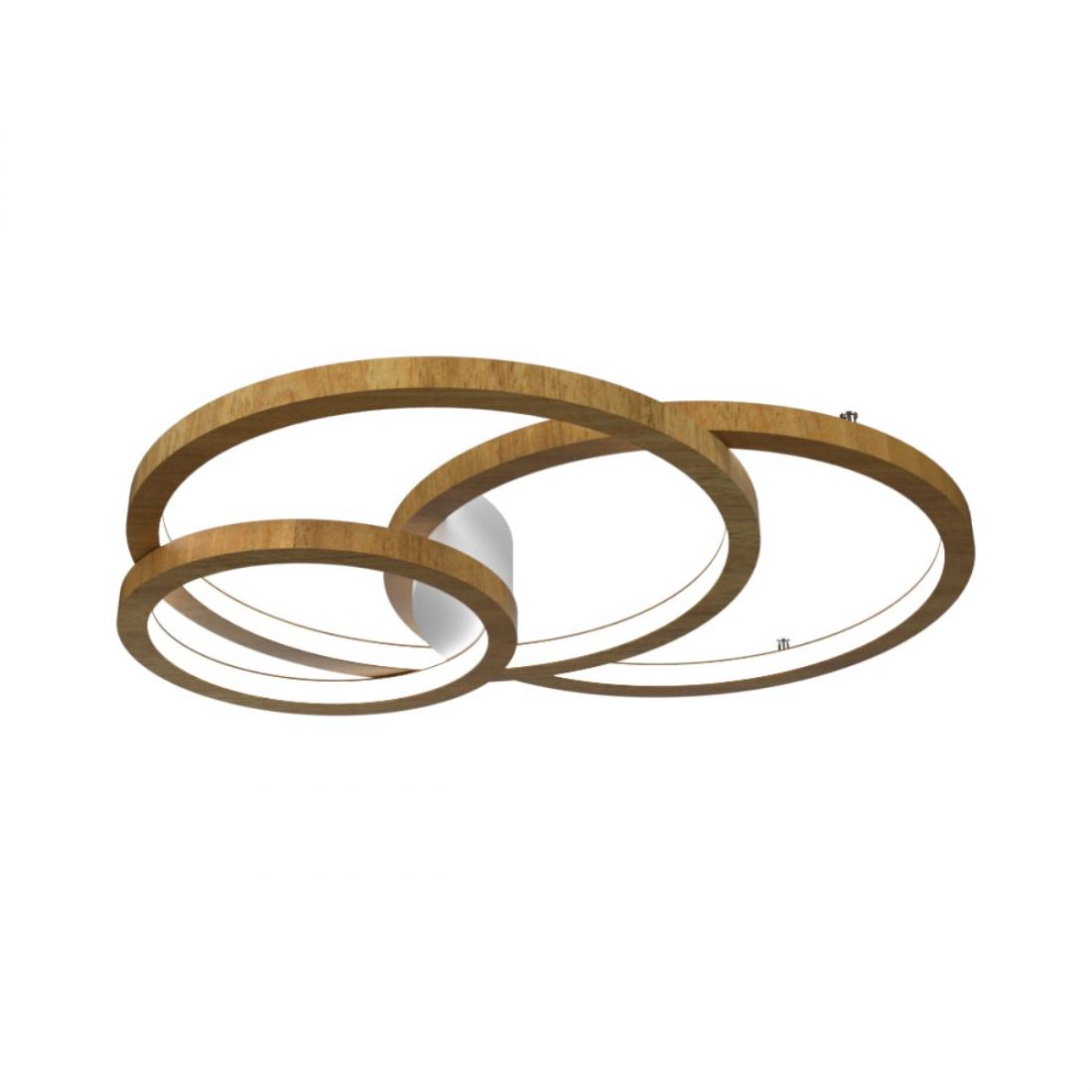 Jogo Plafon/Arandela Accord Circular Frame 58 watts 2700K Bivolt 860x700x110mm 5084LED