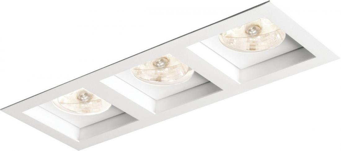 Embutido Direcional Newline Flat 3L MR16 90x250x85mm  IN65032