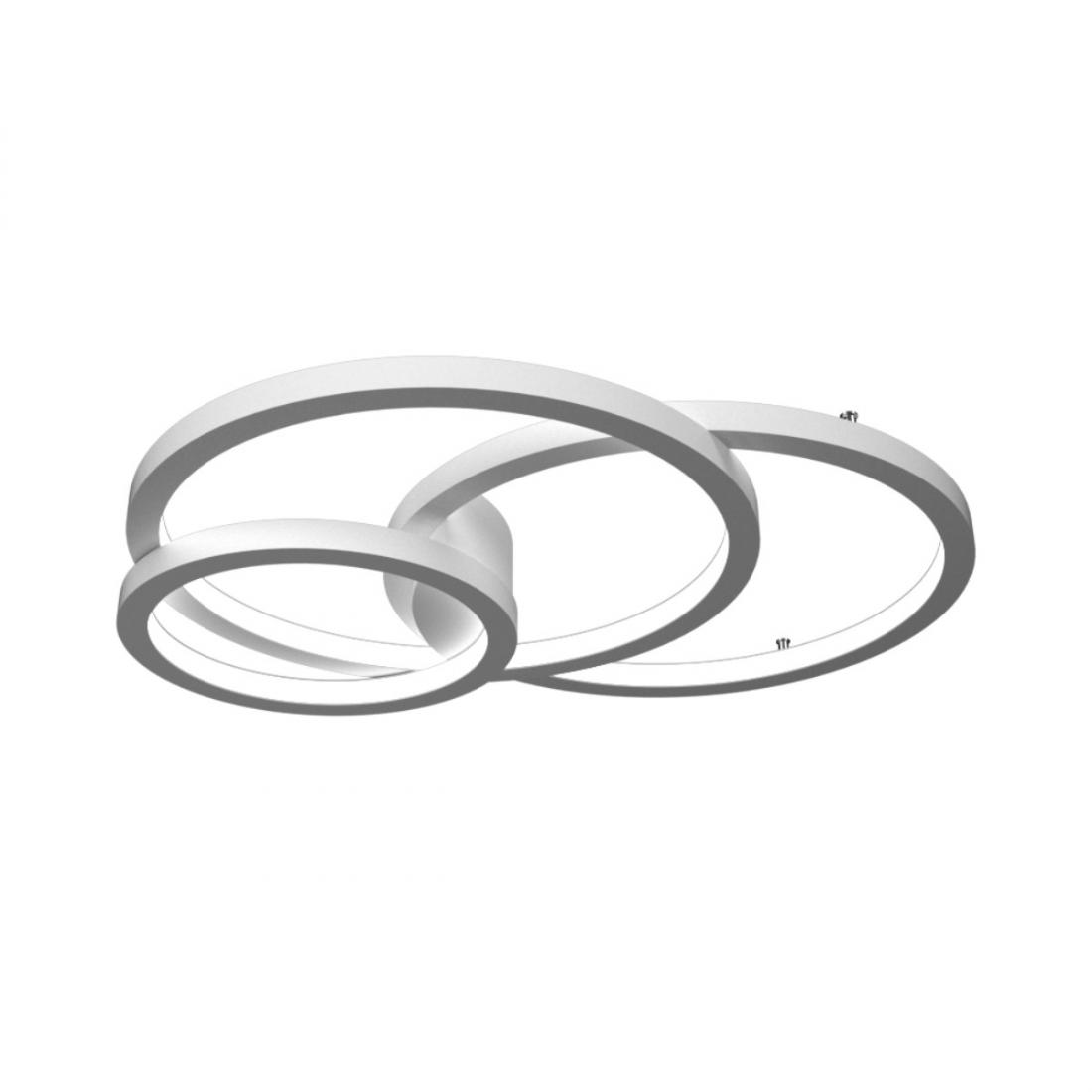 Jogo Plafon/Arandela Accord Circular Frame 58 watts 2700K Bivolt 860x700x110mm 5084LED