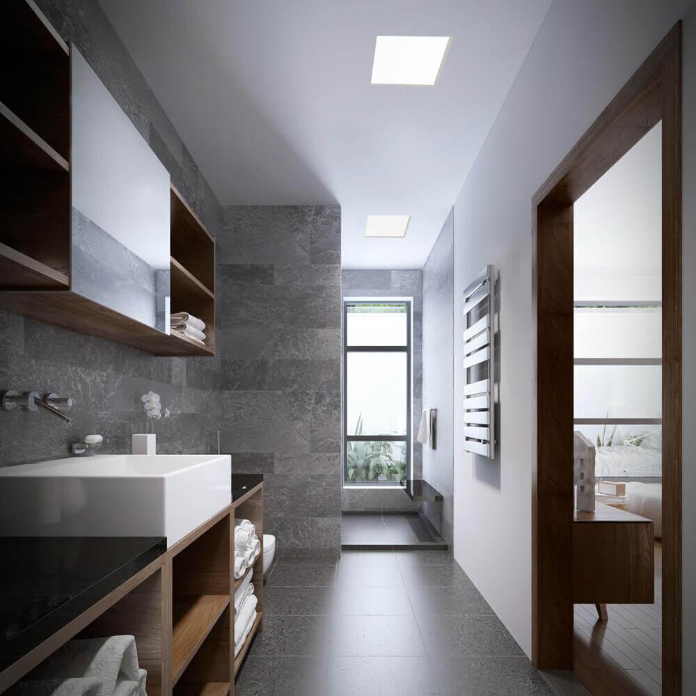 Luminária Embutir Newline No Frame II 2L E27 162x162x131mm IN60200
