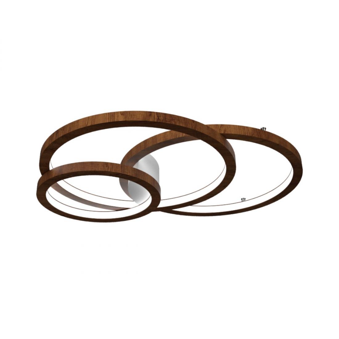 Jogo Plafon/Arandela Accord Circular Frame 58 watts 2700K Bivolt 860x700x110mm 5084LED