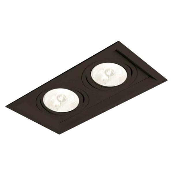 Embutido Direcional Newline Recuado II 2L AR111 179x324x85mm IN51352
