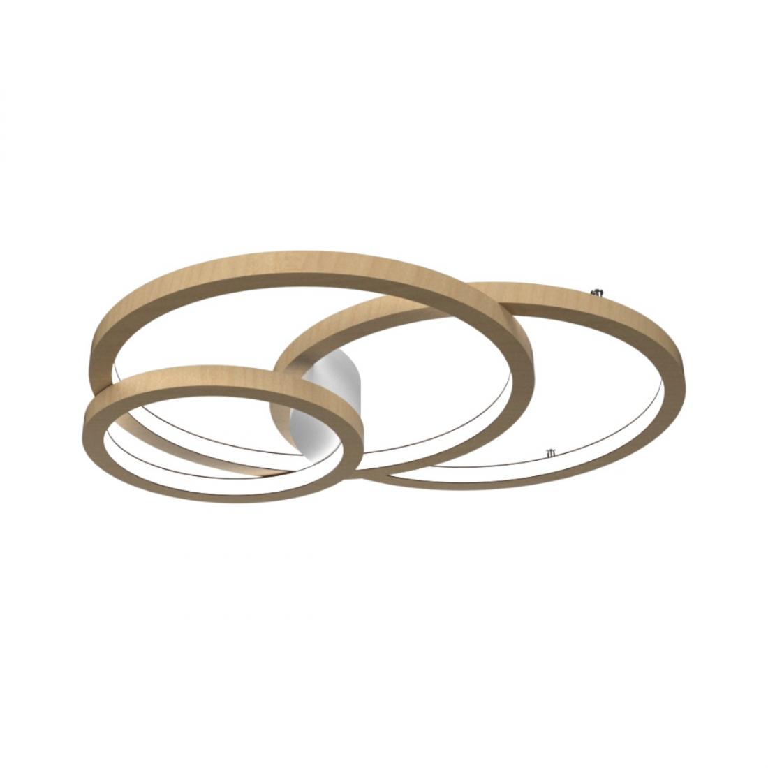 Jogo Plafon/Arandela Accord Circular Frame 115 watts 2700K Bivolt 1550x1250x110mm 5086LED