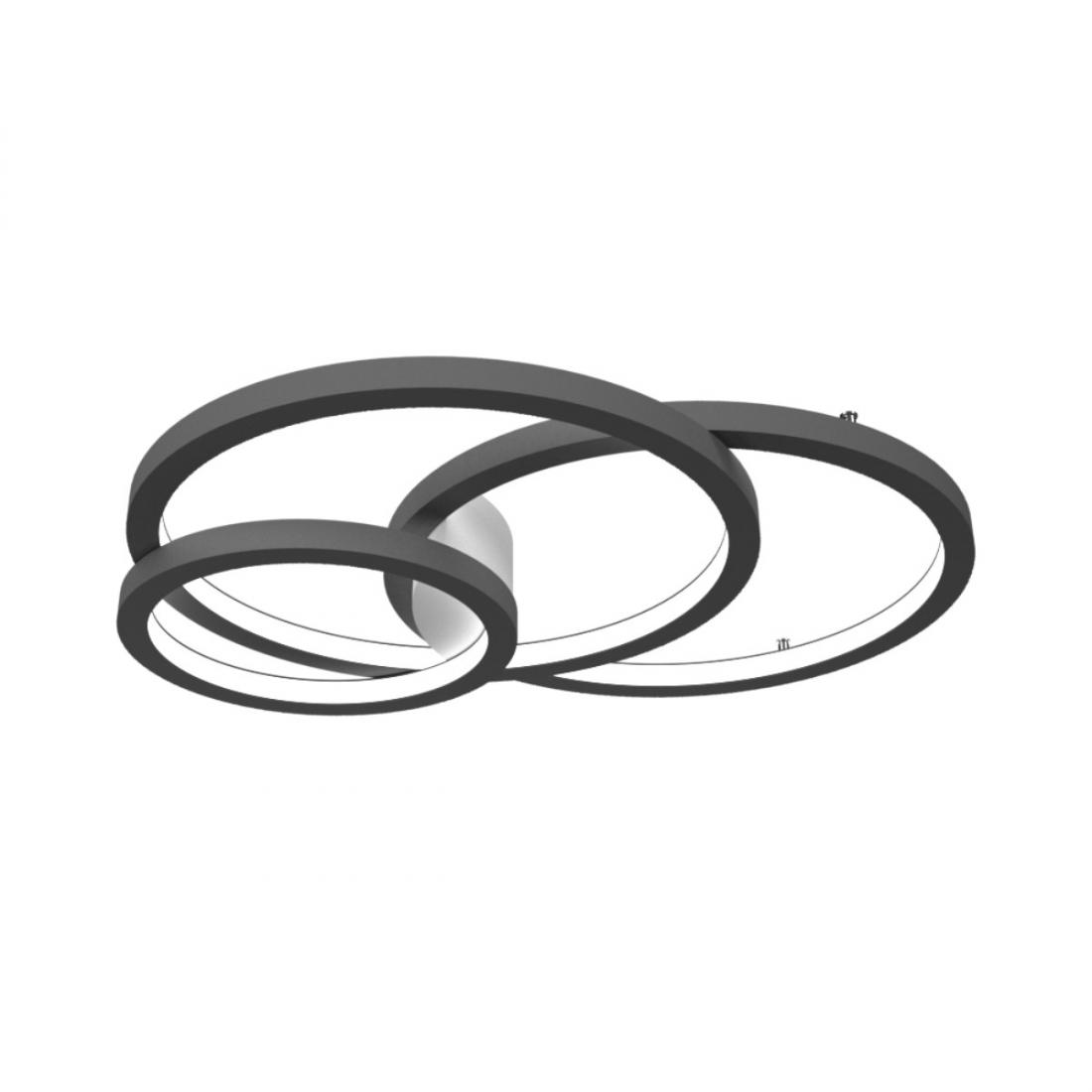 Jogo Plafon/Arandela Accord Circular Frame 94 watts 2700K Bivolt 130x980x110mm 5085LED
