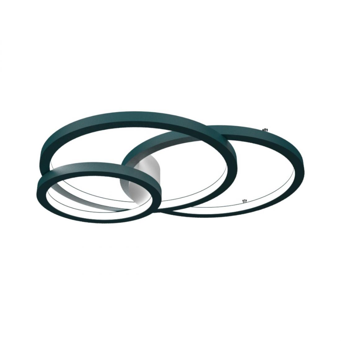 Jogo Plafon/Arandela Accord Circular Frame 58 watts 2700K Bivolt 860x700x110mm 5084LED
