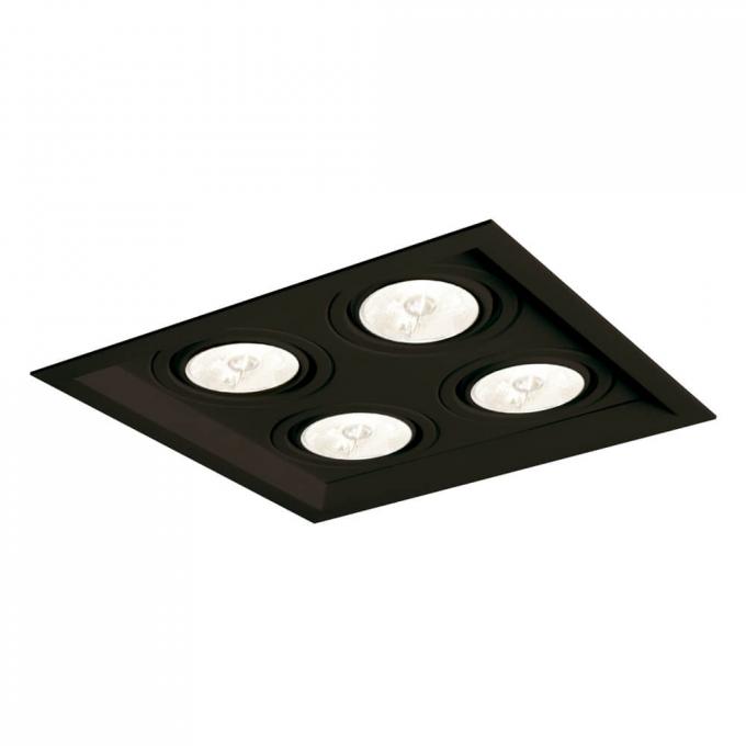 Embutido Direcional Newline Recuado II 4L
Dicróica MR16/PAR16 200x200x75mm IN50324 

