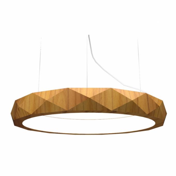 Pendente Accord Anel Facetado Horizontal 41 Watts 2700K Bivolt Ø600x120mm 1357LED