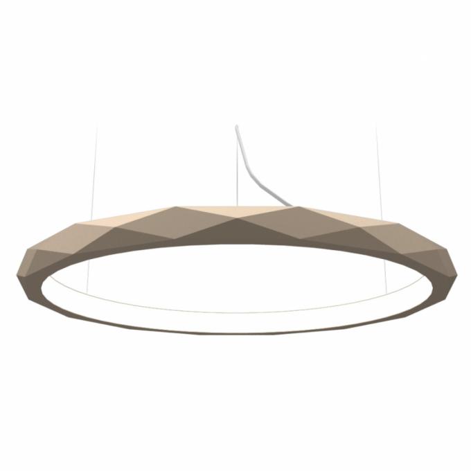 Pendente Accord Anel Multifacetado Horizontal 35 Watts 2700K Bivolt Ø1000x60mm 1356LED