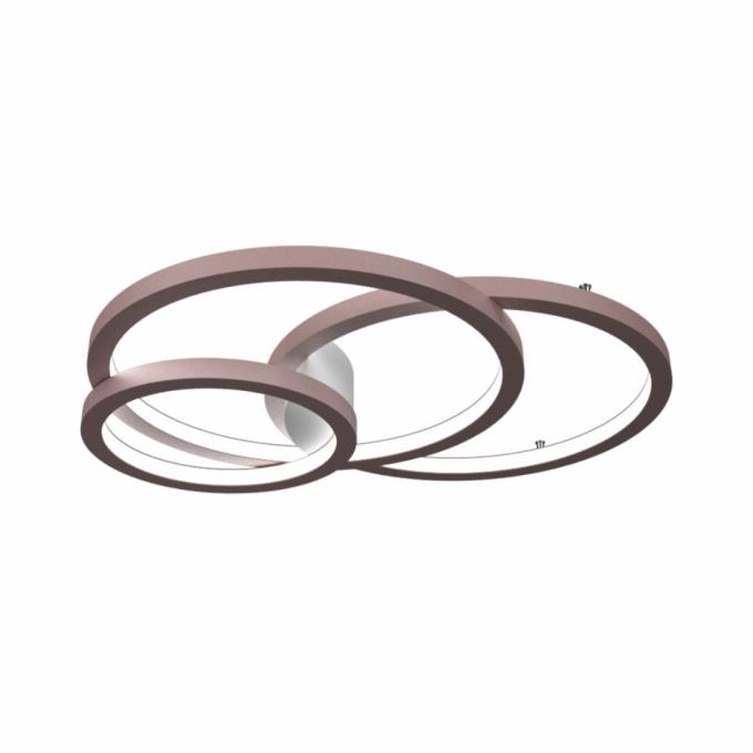 Jogo Plafon/Arandela Accord Circular Frame 94 watts 2700K Bivolt 130x980x110mm 5085LED