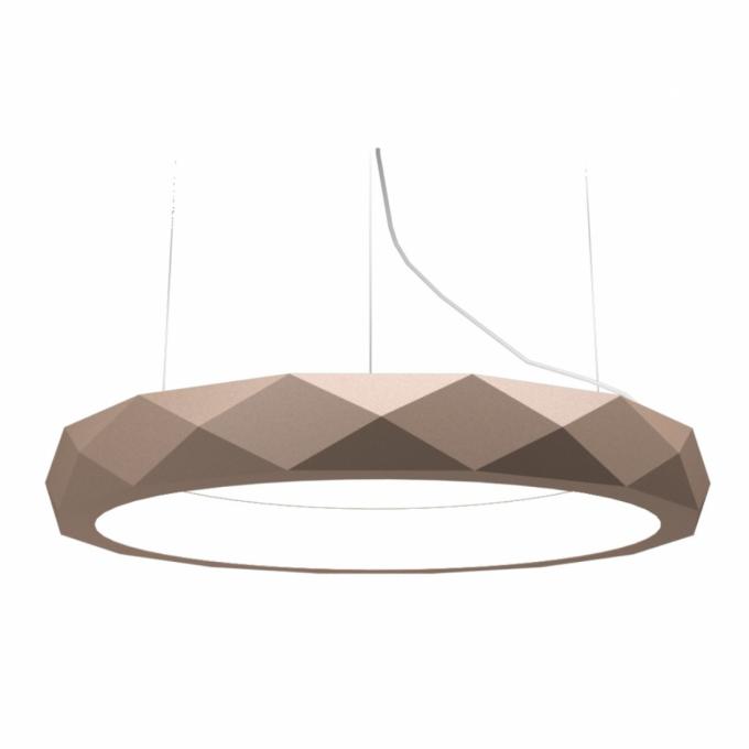Pendente Accord Anel Facetado Horizontal 58 Watts 2700K Bivolt Ø800x120mm 1358LED