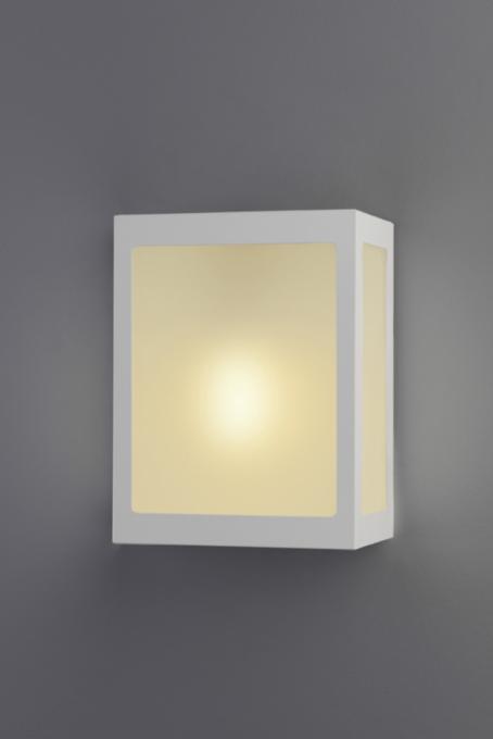 Arandela Ideal Trapézio Bolt Alumínio e Vidro 1L E27 180x205x75mm 281