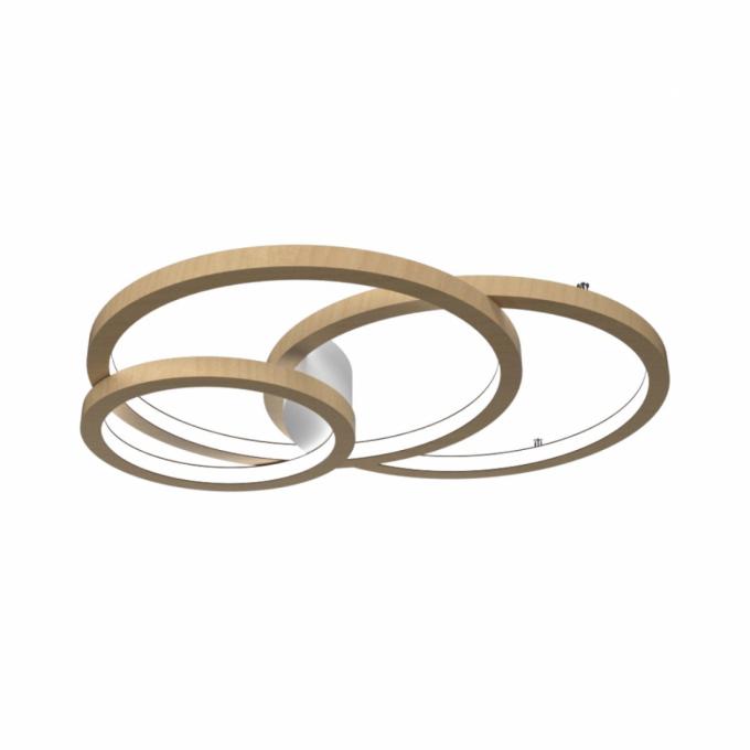 Jogo Plafon/Arandela Accord Circular Frame 58 watts 2700K Bivolt 860x700x110mm 5084LED