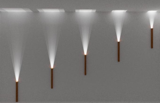 Arandela Accord Linea Facho Único 5,5 watts 2700K Bivolt 2000mm 4098LED
