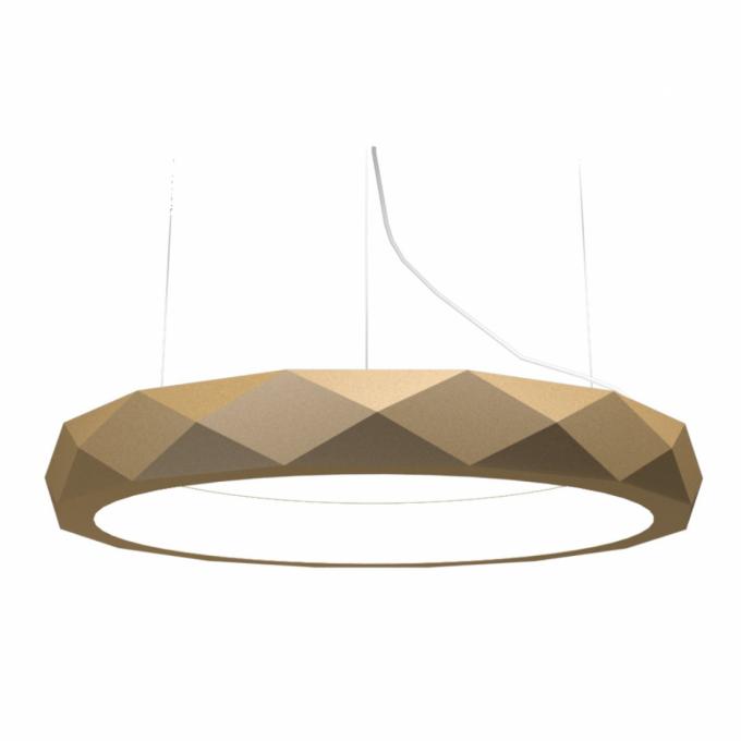 Pendente Accord Anel Facetado Horizontal 41 Watts 2700K Bivolt Ø600x120mm 1357LED