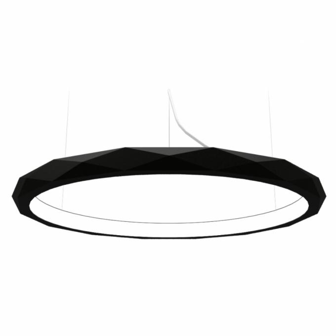 Pendente Accord Anel Multifacetado Horizontal 35 Watts 2700K Bivolt Ø1000x60mm 1356LED