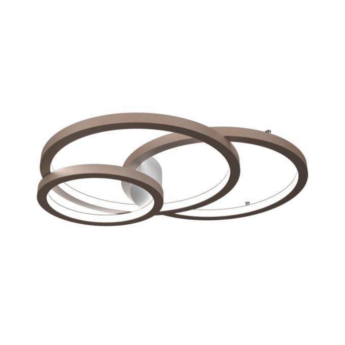 Jogo Plafon/Arandela Accord Circular Frame 115 watts 2700K Bivolt 1550x1250x110mm 5086LED