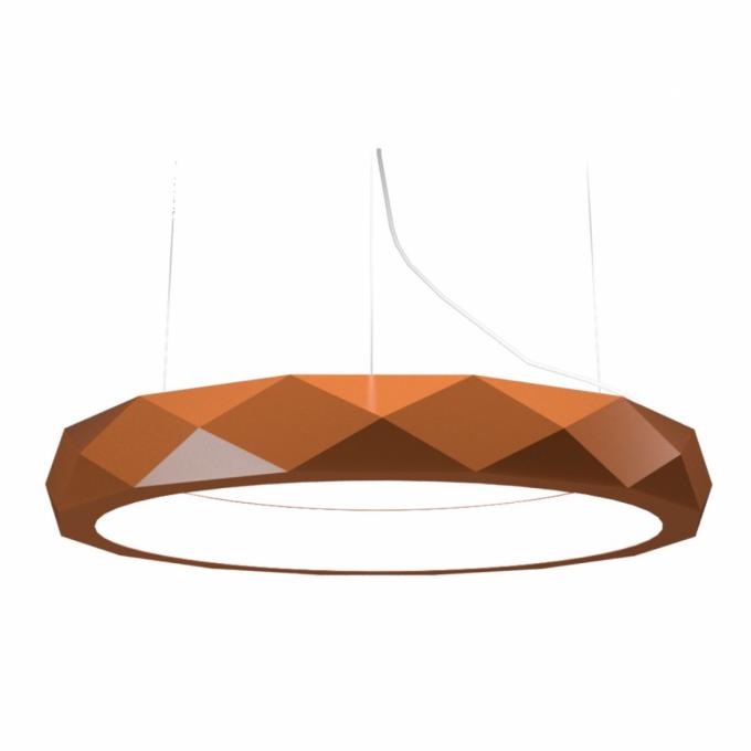 Pendente Accord Anel Facetado Horizontal 41 Watts 2700K Bivolt Ø600x120mm 1357LED