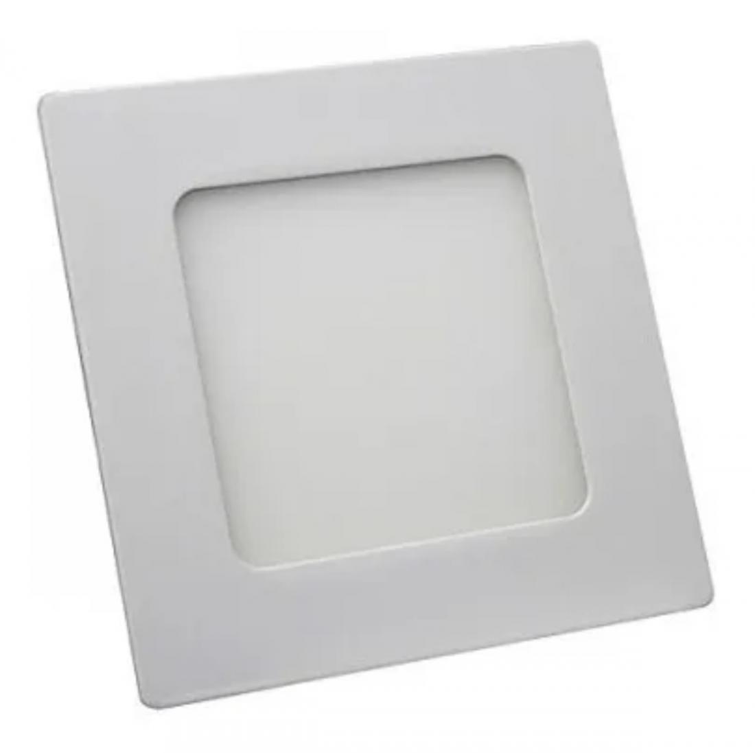 Painel Led Demiled Embutido 6 watts Bivolt 3000K 120x120mm 9218